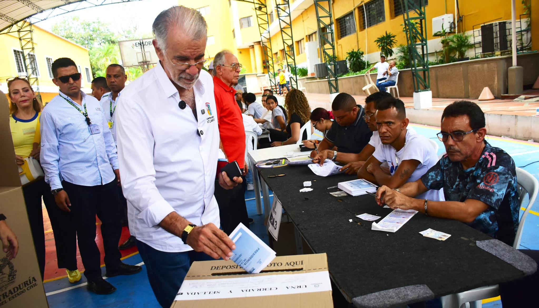 El Gobernador del Atlántico, Eduardo Verano.