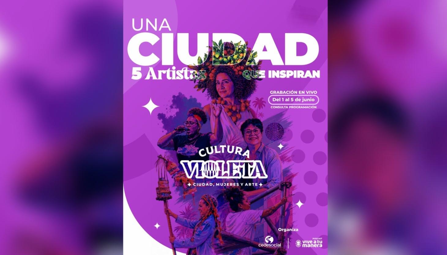 'Cultura violeta': un espacio para el arte, la diversidad y la transformación urbana