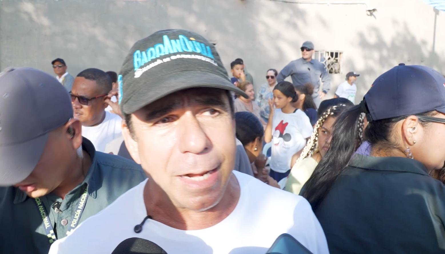 El Alcalde Alex Char.