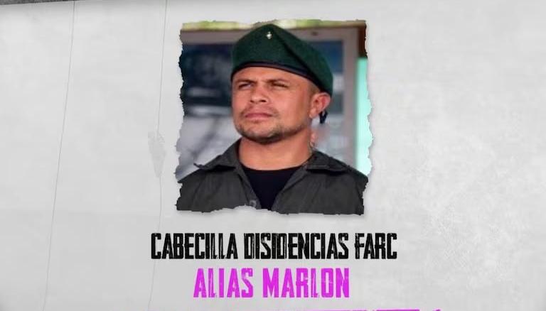 Alias 'Marlon', cabecilla de las disidencias de las FARC. (Abatido)