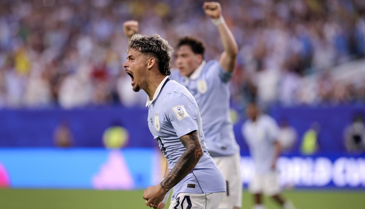 Maximiliano Araújo, autor del gol del empate de Uruguay con Arabia Saudí.