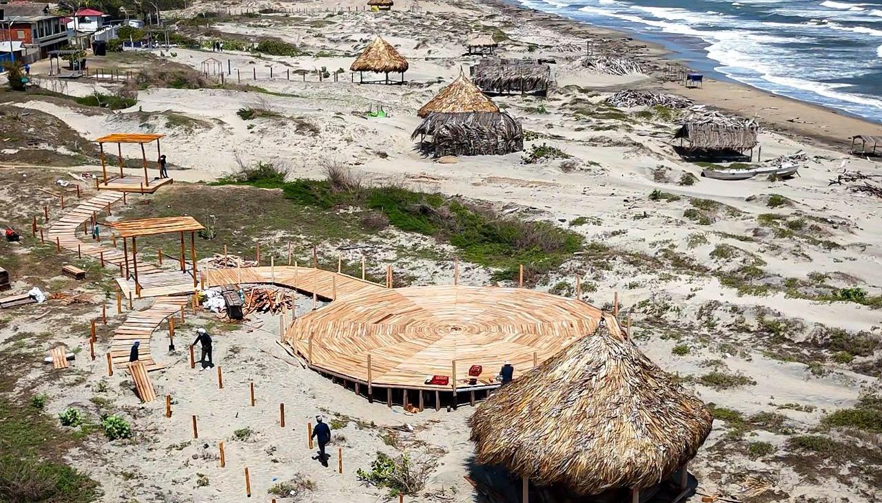 Avance de obras en Punta Astilleros. 
