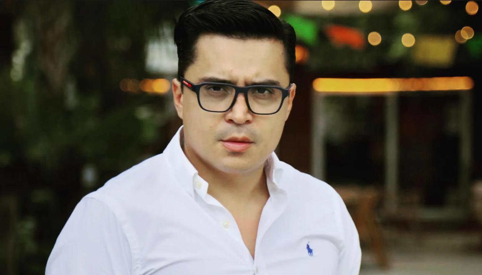 Beto Coral, activista colombiano detenido por Estados Unidos. 