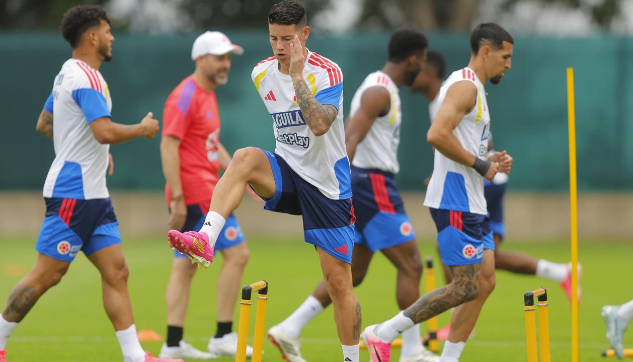 James Rodríguez, capitán de la Selección Colombia. 