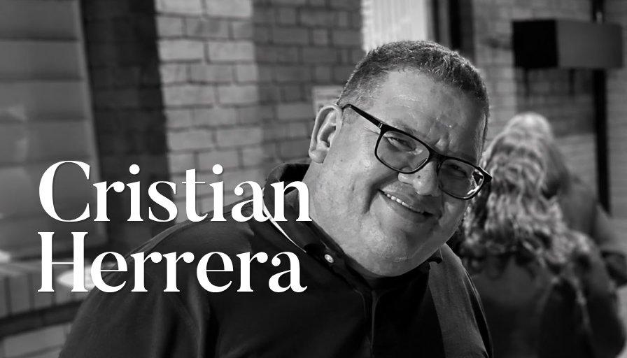 Periodista Cristian Herrera (q. e. p. d.)