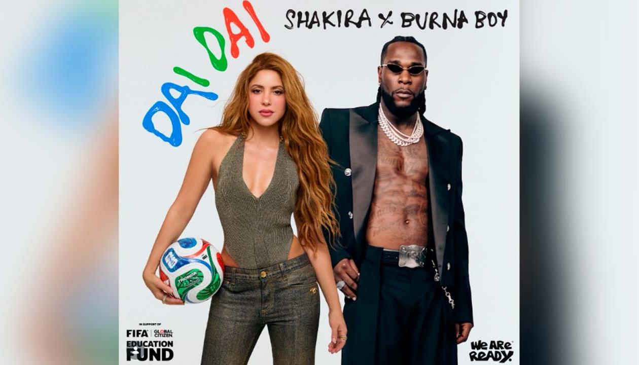 Shakira y Burna Boy. 