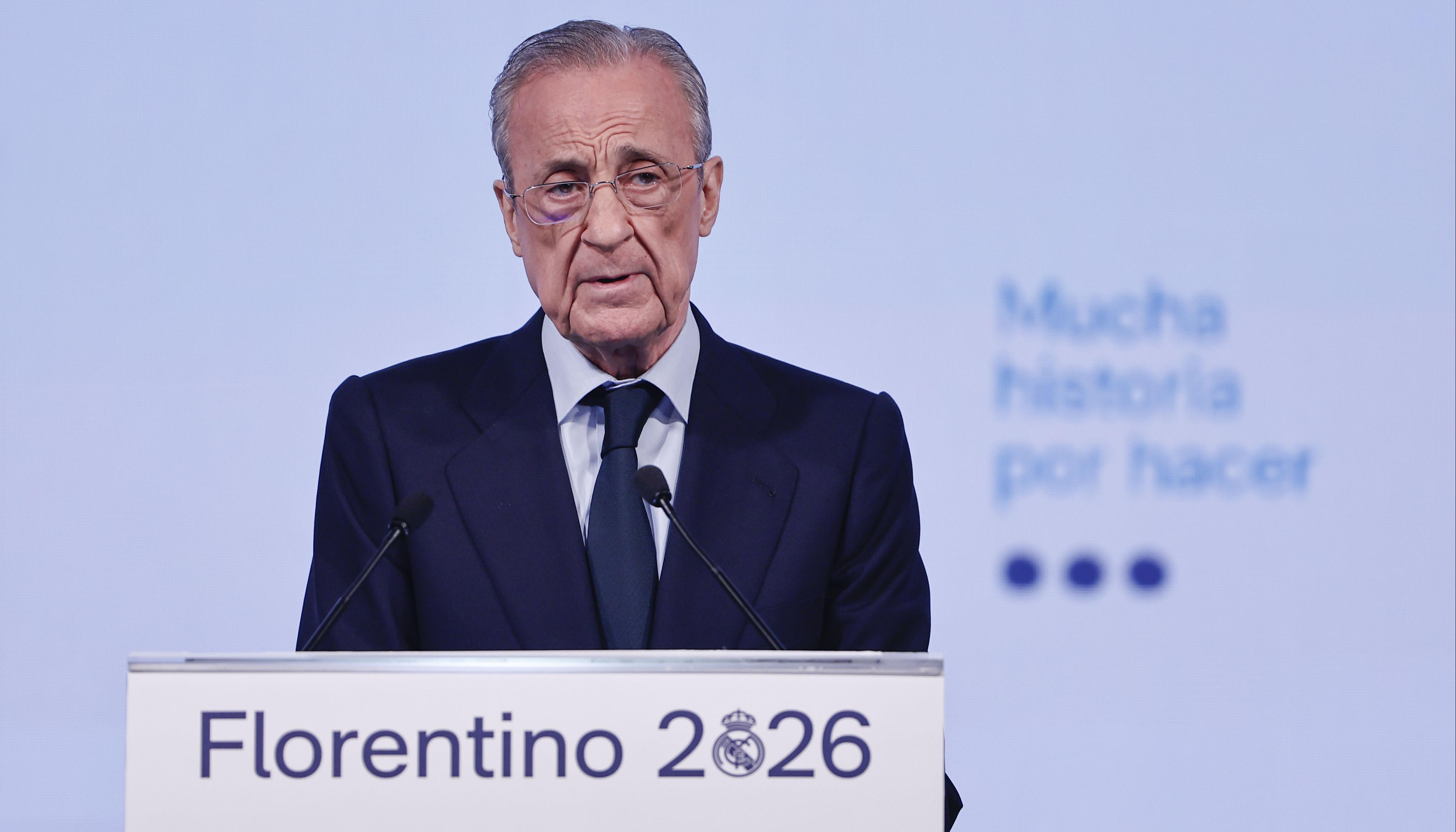 Florentino Pérez, presidente del Real Madrid.