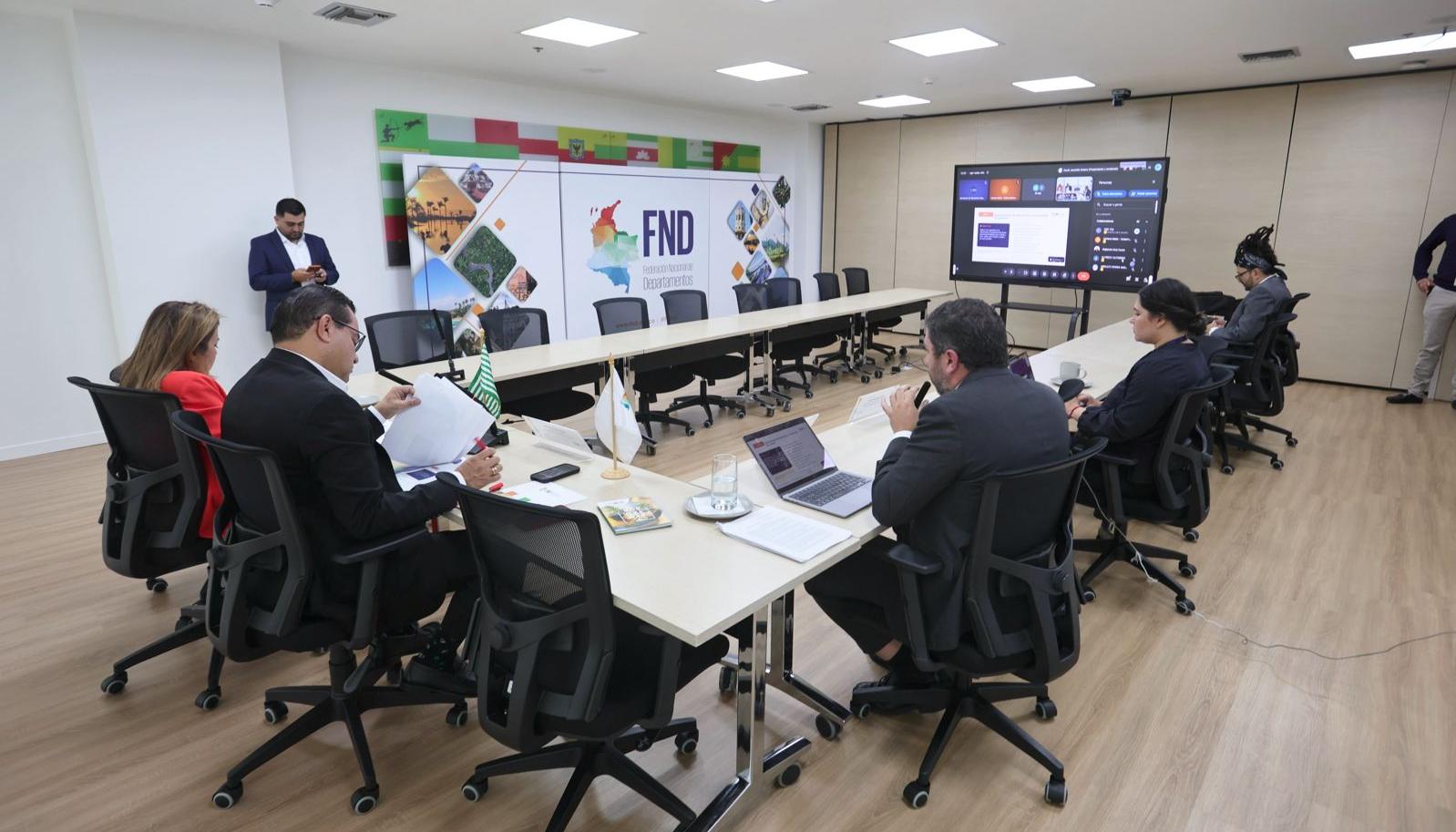 Reunión de la Federación Nacional de Departamentos. 