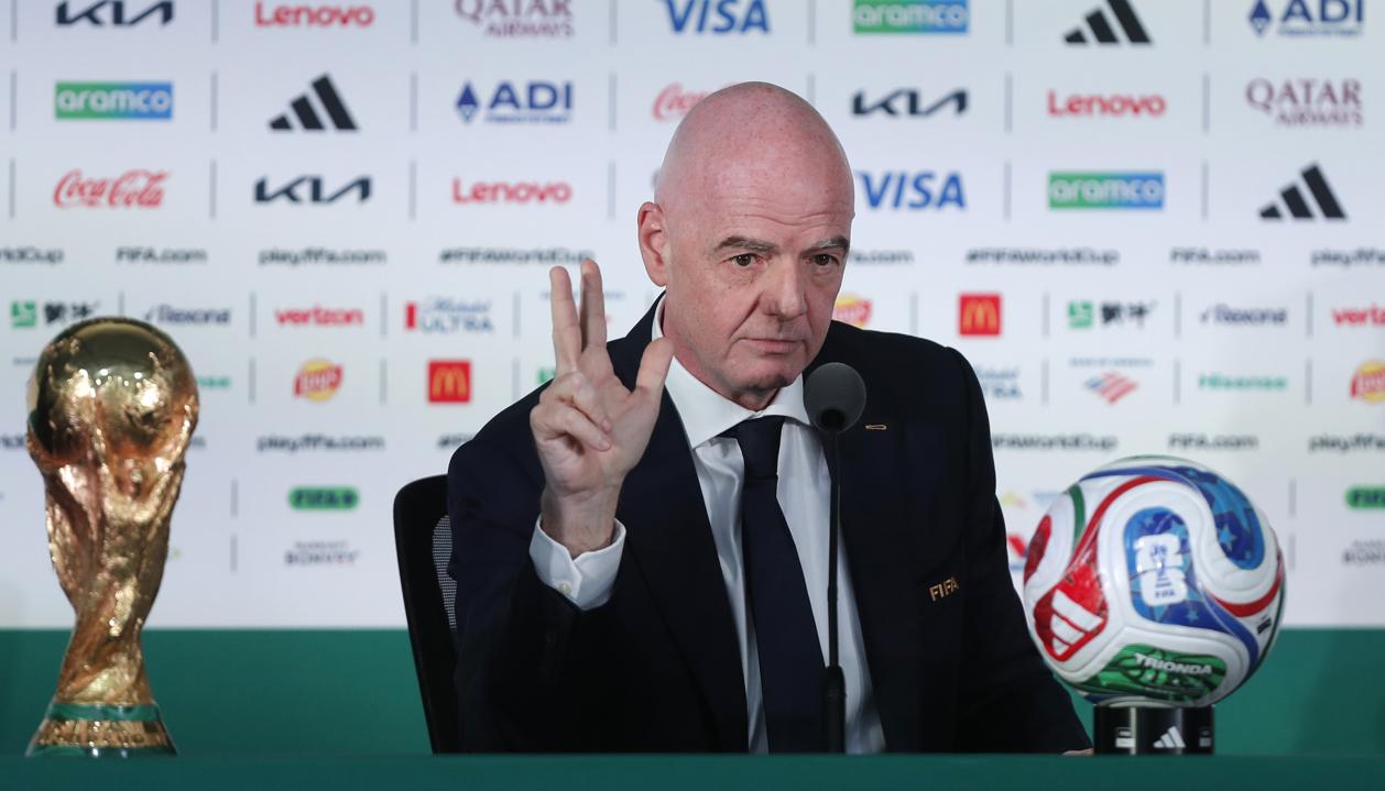 El suizo Gianni Infantino, presidente de la Fifa. 