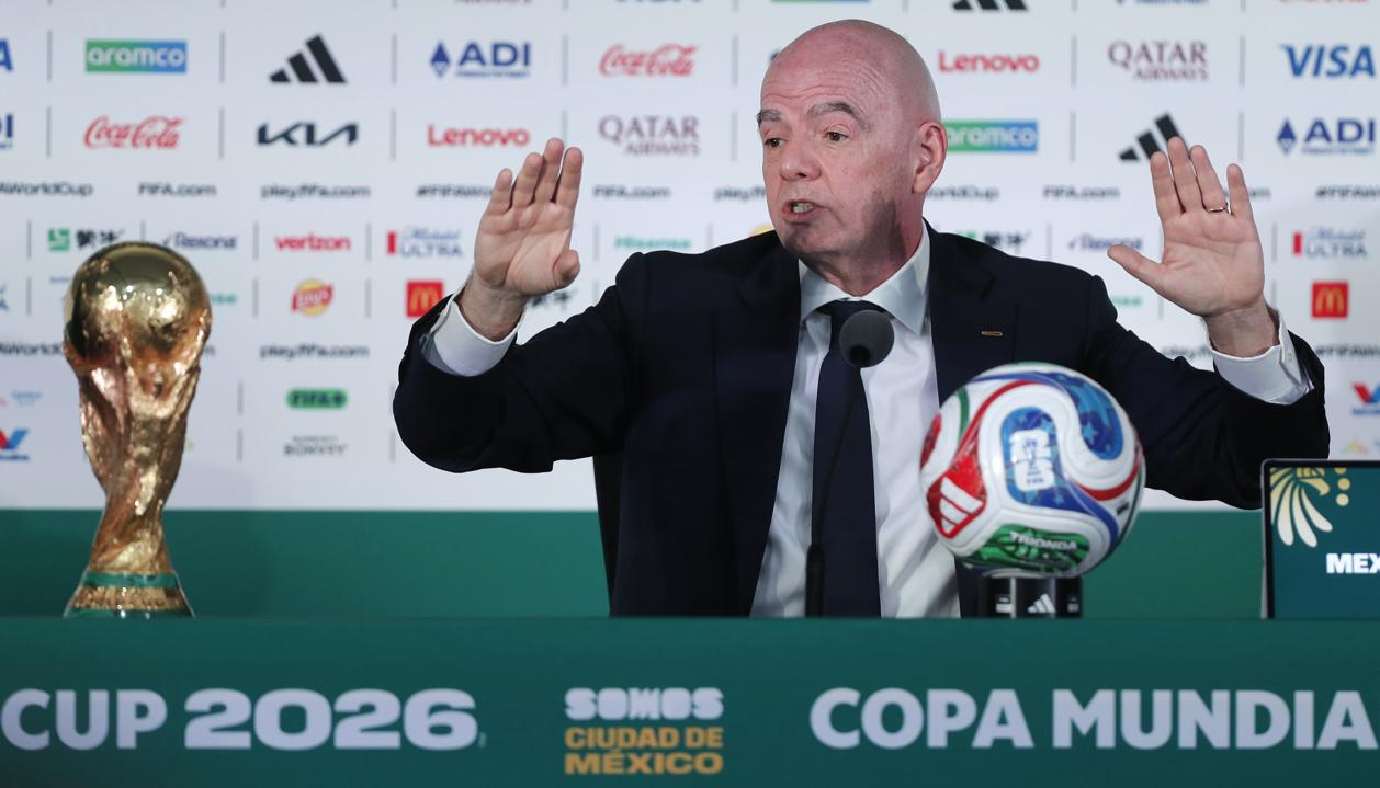 Gianni Infantino, presidente de la Fifa. 