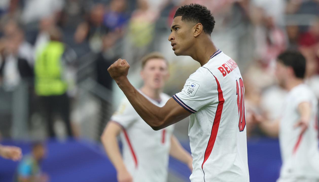 Jude Bellingham, delantero de la selección inglesa. 