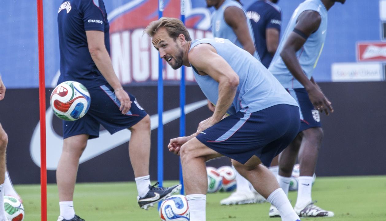 Harry Kane, delantero de la selección inglesa. 