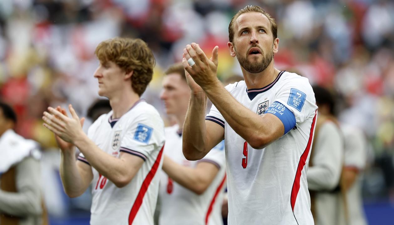 Harry Kane, delantero y capitán de la selección inglesa. 