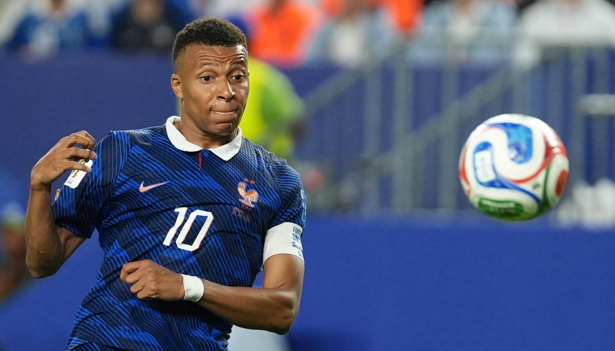 El francés Kylian Mbappé suma cuatro goles en el Mundial. 