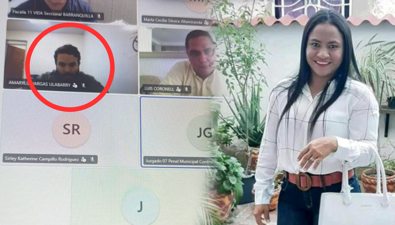 Liliana Segovia y aspecto de la audiencia a Andrés Mauricio Álvarez Vega