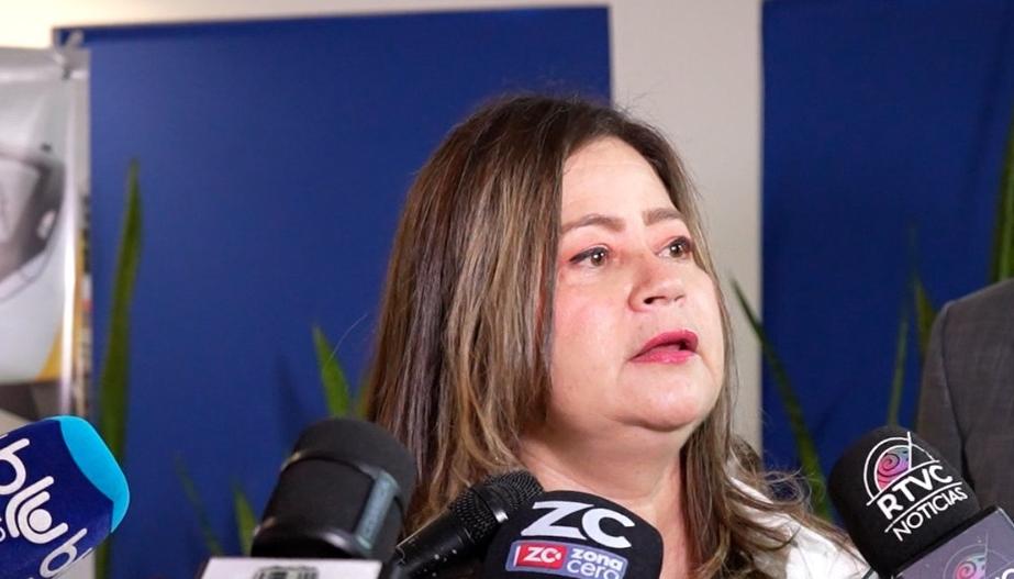 María Fernanda Rojas, ministra de Transporte. 