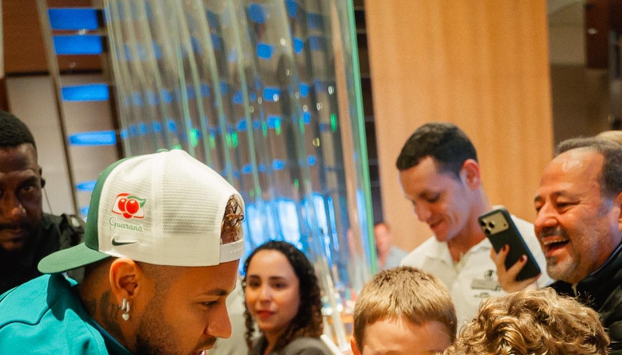 El astro brasileño Neymar.