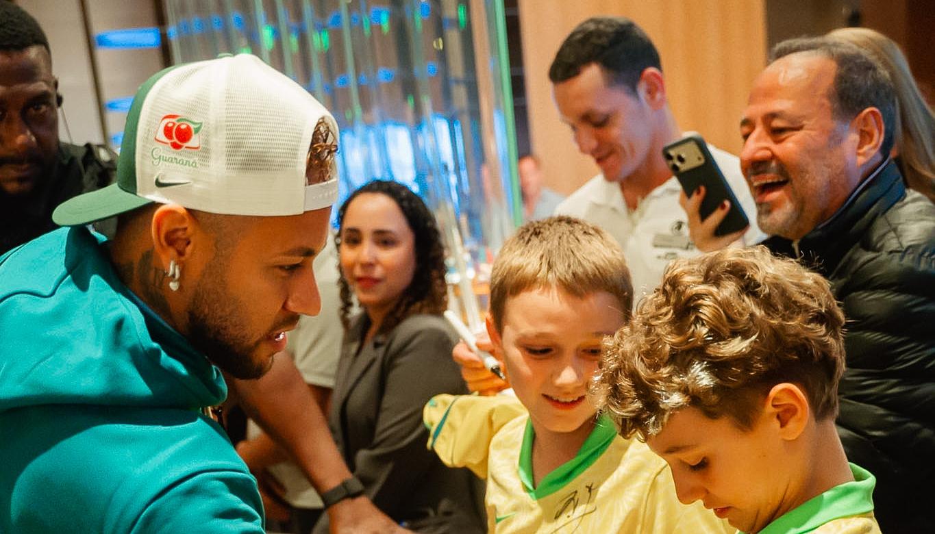 El astro brasileño Neymar.