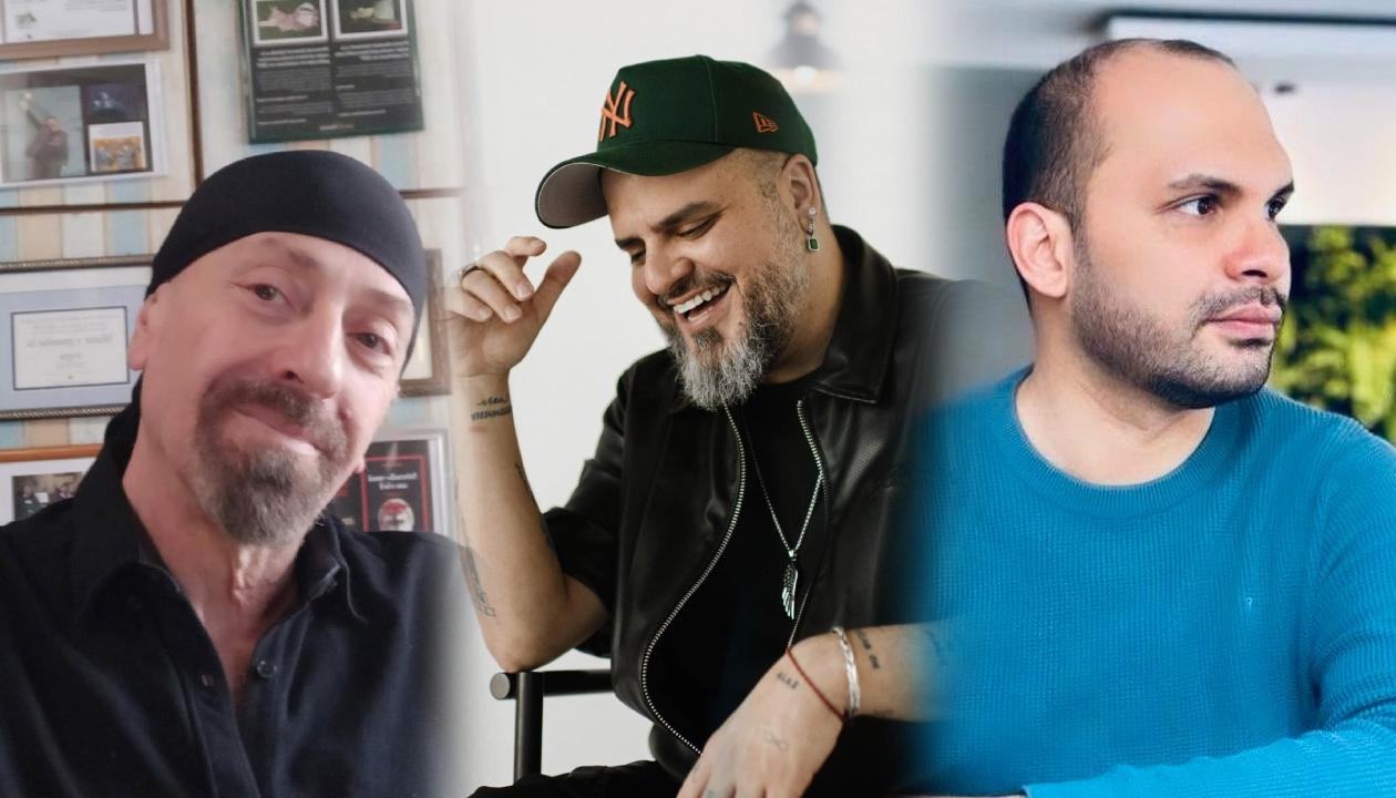 (Izq. a Der.) Carlos Salem, Diego Ojeda y Rafael Cabaliere. 