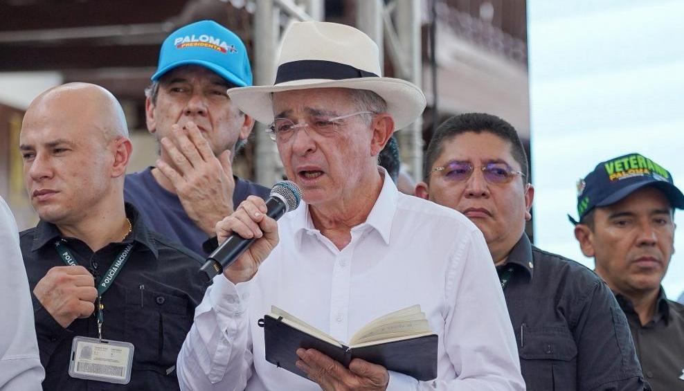 El expresidente Álvaro Uribe.