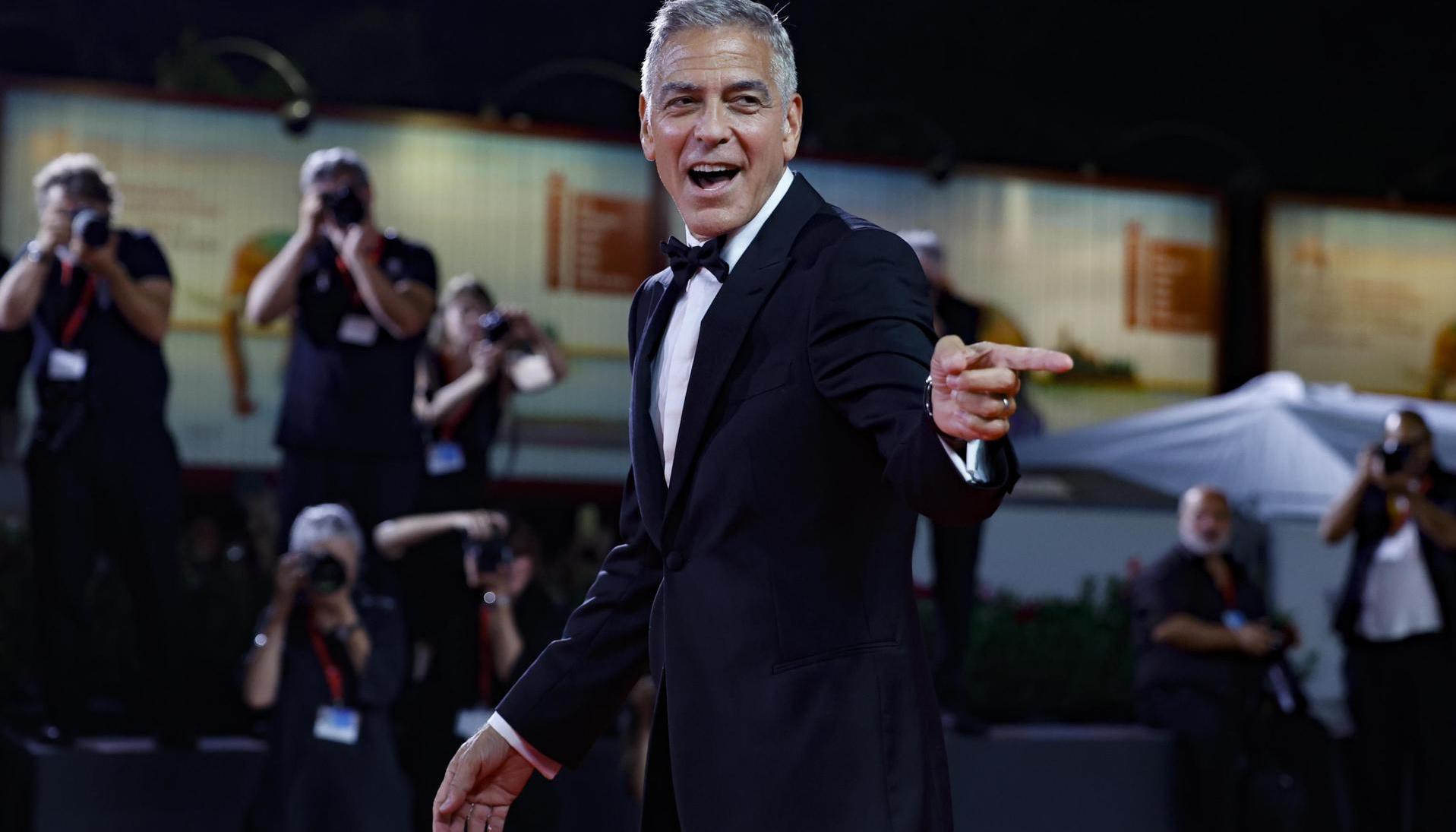 El actor estadounidense George Clooney. 