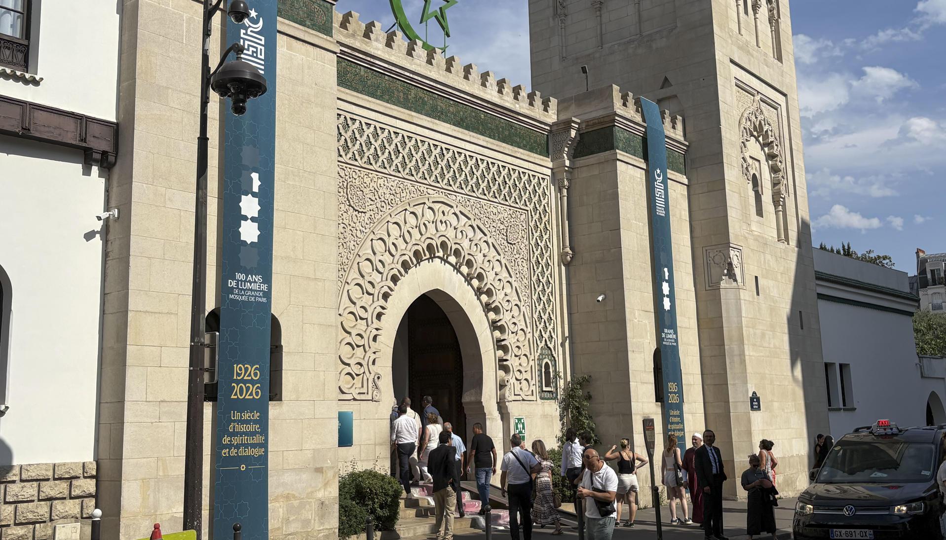 Vista de la Gran Mezquita de París este miércoles.