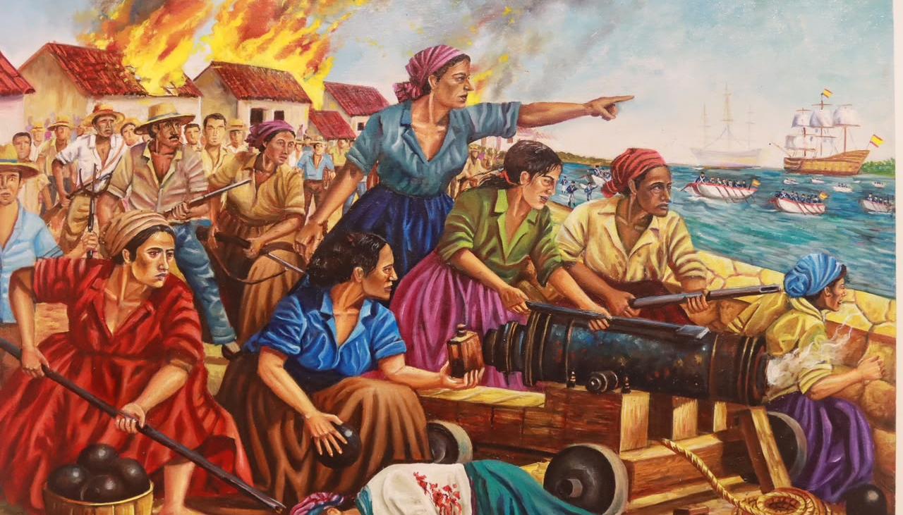 Obras que hacen parte de la exposición. 