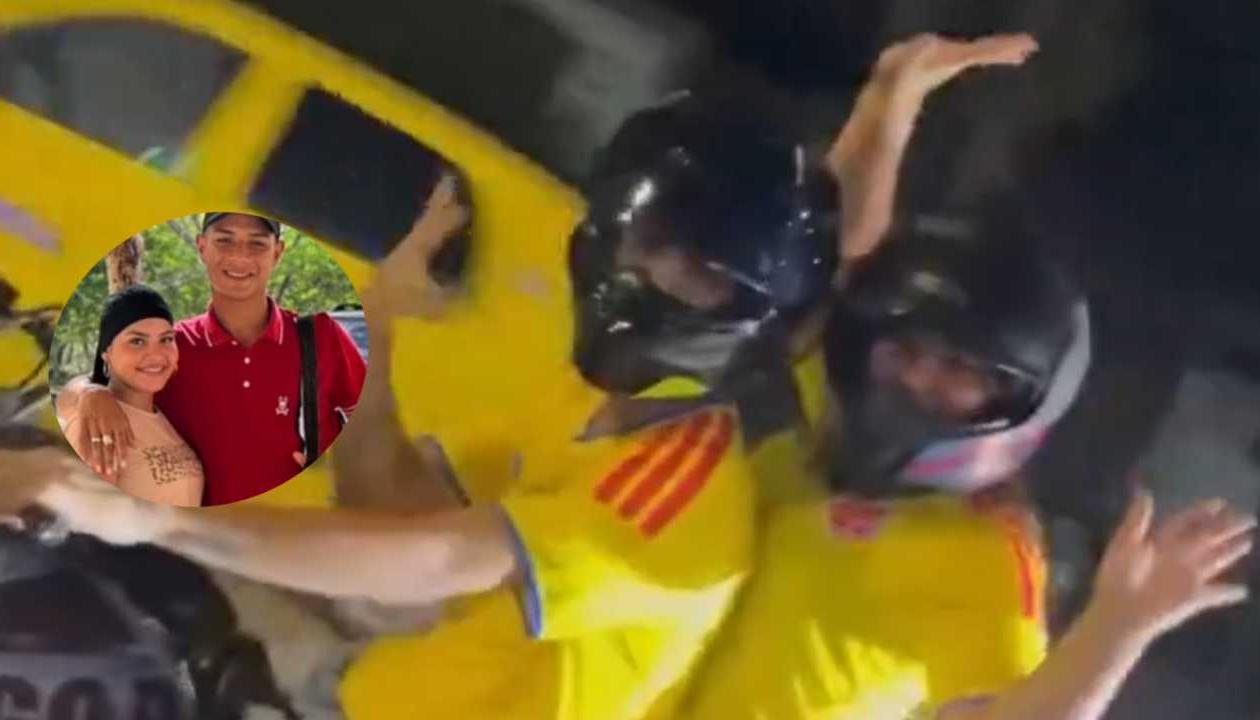 Alias 'Bendito menor' con su pareja, alias la 'Bebecita'.