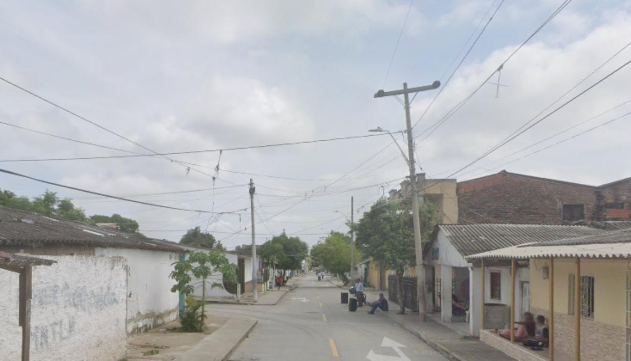 Calle 50 con carrera 3A, donde ocurrieron los hechos. 