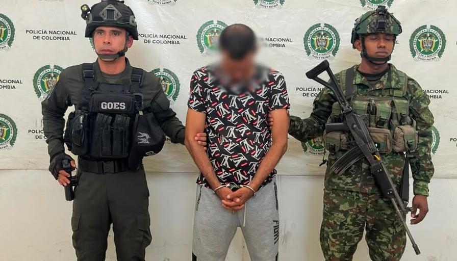 La captura fue realizada en el municipio de Aguachica. 