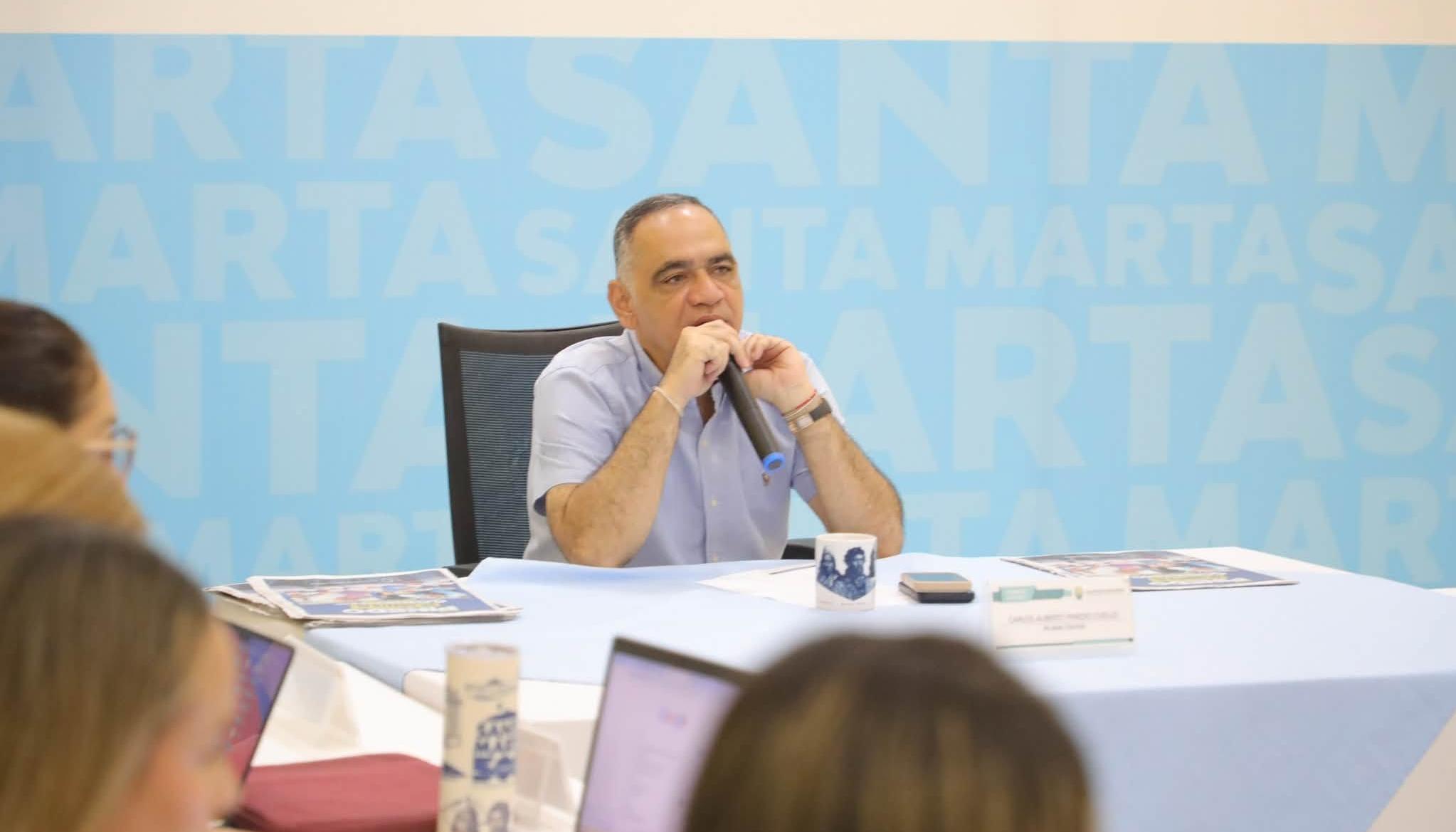 Carlos Pinedo, alcalde de Santa Marta.