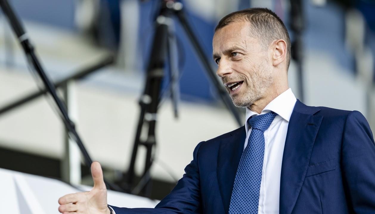 El presidente de la UEFA, Aleksander Ceferin.