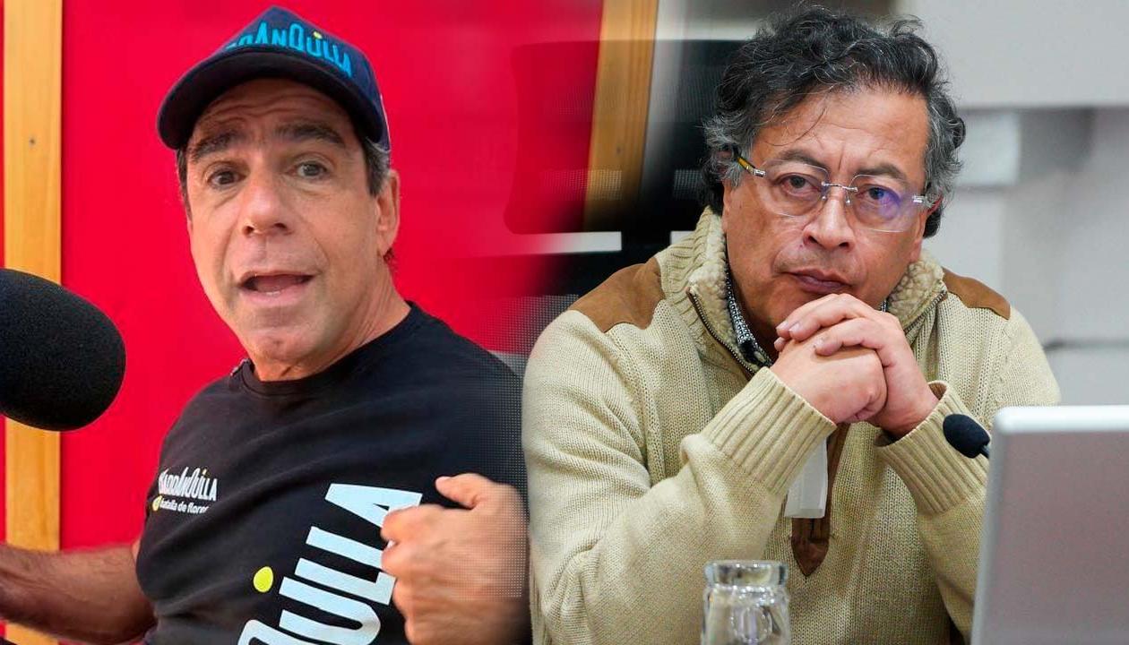 El alcalde de Barranquilla, Alejandro Char, y el Presidente Gustavo Petro.