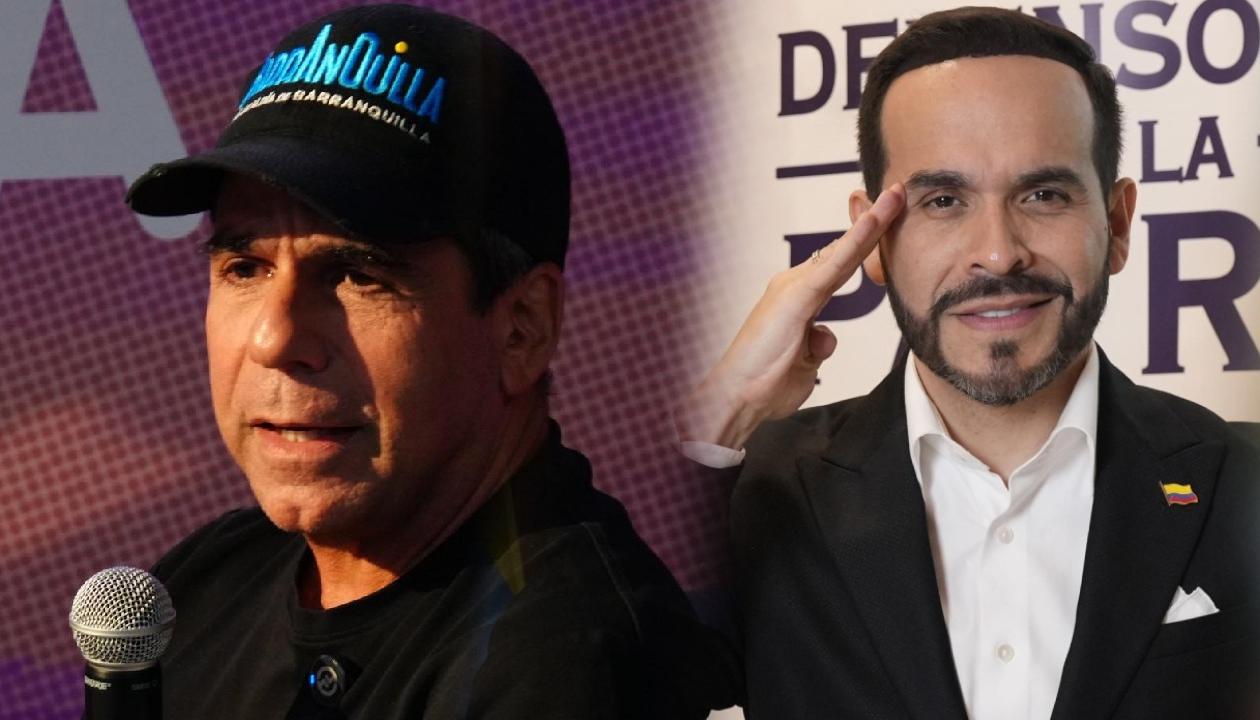 (De Izq. a Der.) Alejandro Char y Abelardo De La Espriella.
