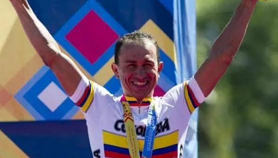 El ciclista Marlon Alirio Pérez. 