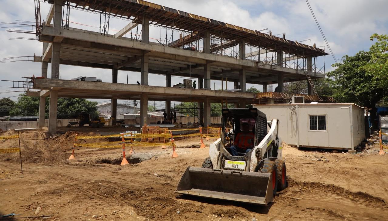 Construcción de nuevas aulas en la IED Juan José Rondón.