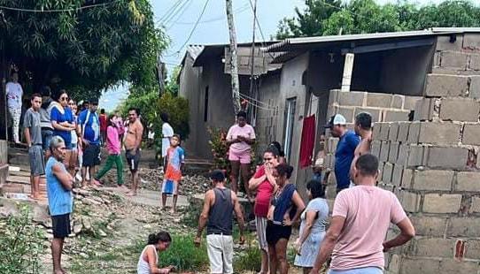 Lugar donde fue atacado a bala el hombre en Polonuevo.