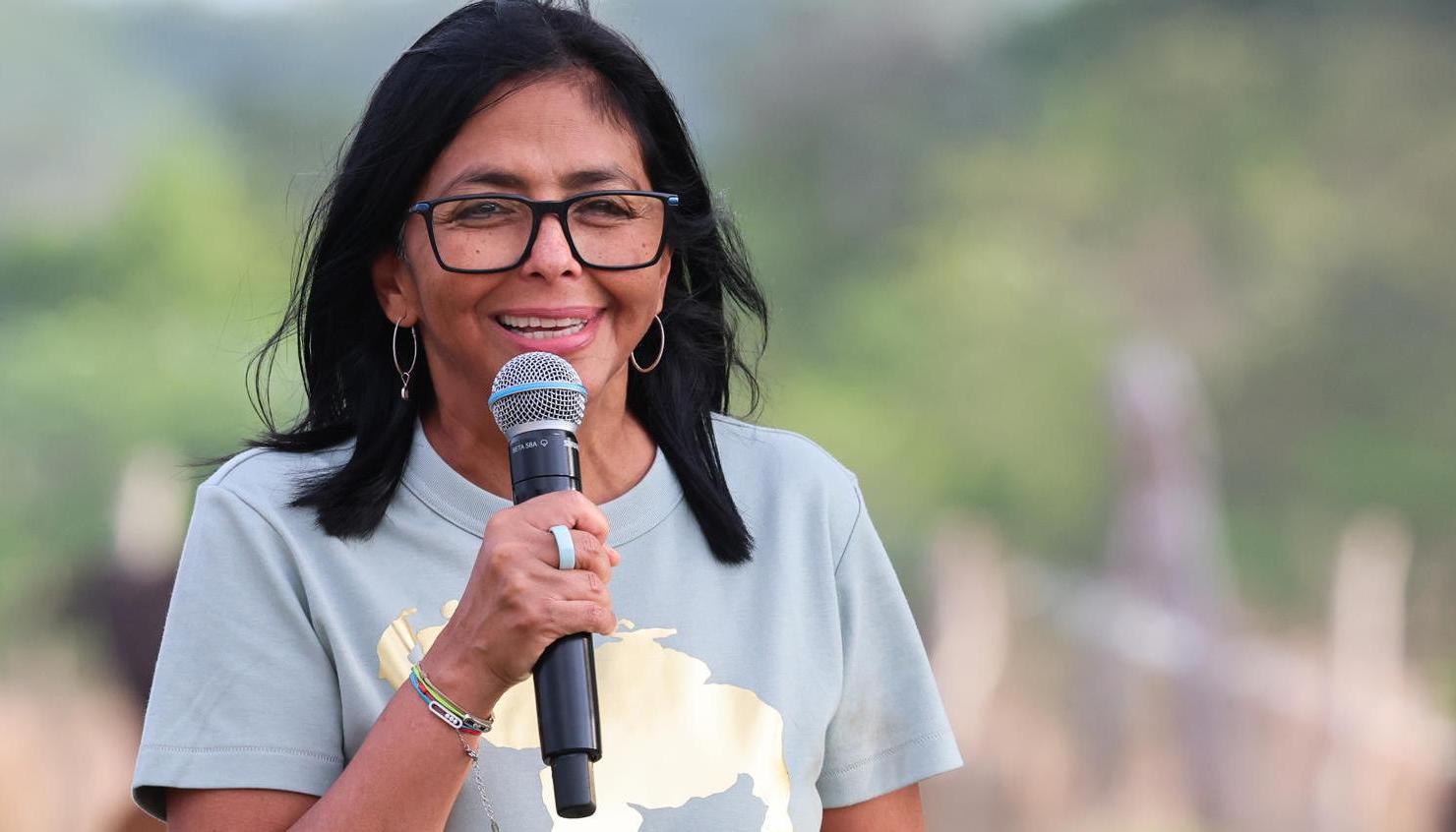 Delcy Rodríguez, presidenta (e) de Venezuela. 