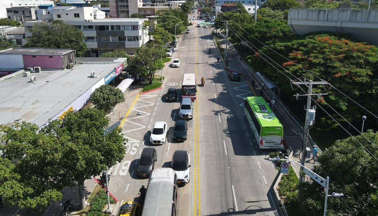 La siembra se realizó en la calle 72  entre las carreras 38 y 60.