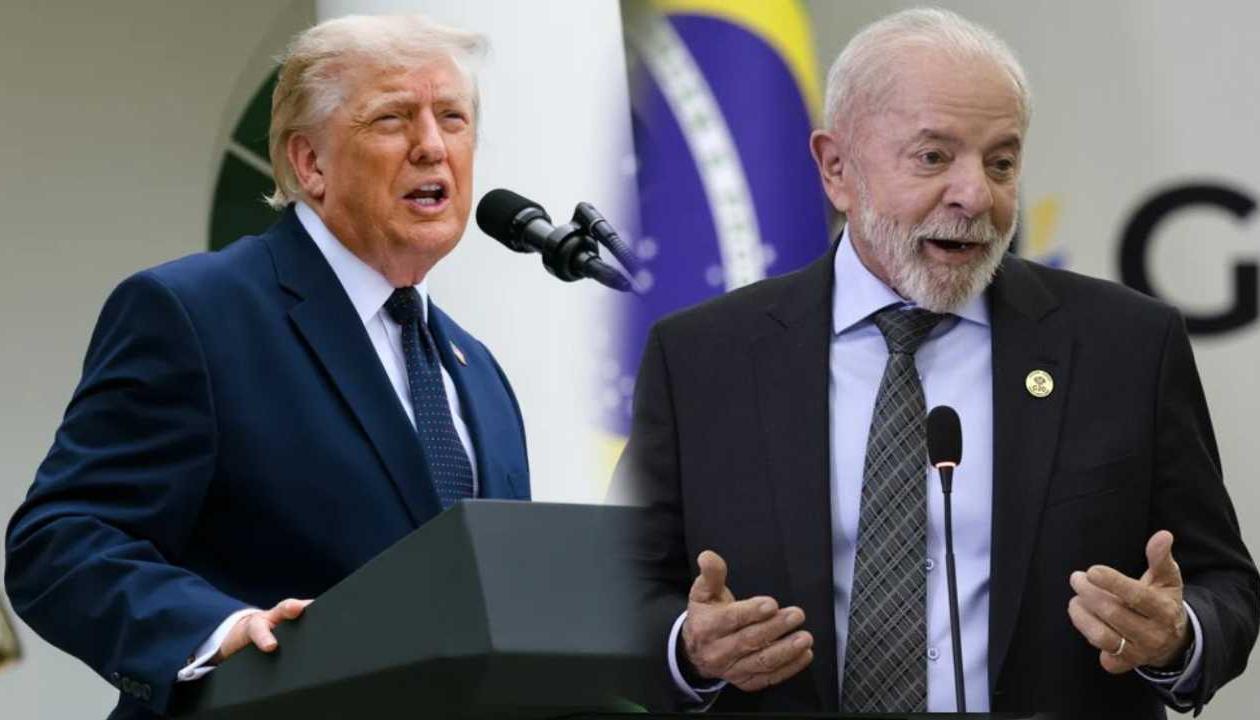 Donald Trump y Luiz Inácio Lula da Silva.