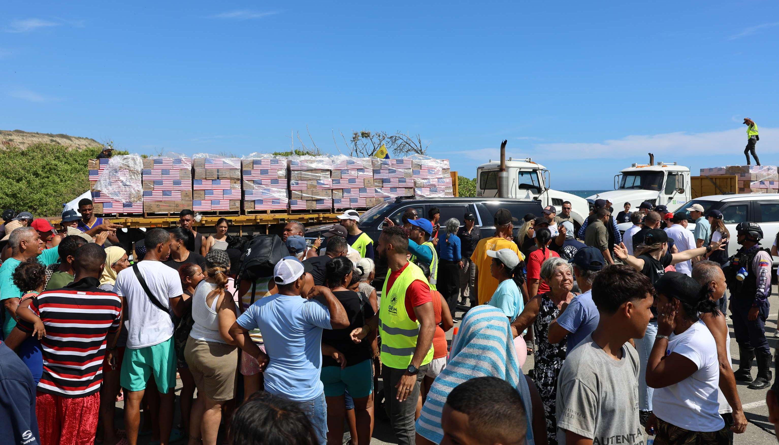 La embajada de Estados Unidos en Caracas indicó que se realizó la entrega de insumos.