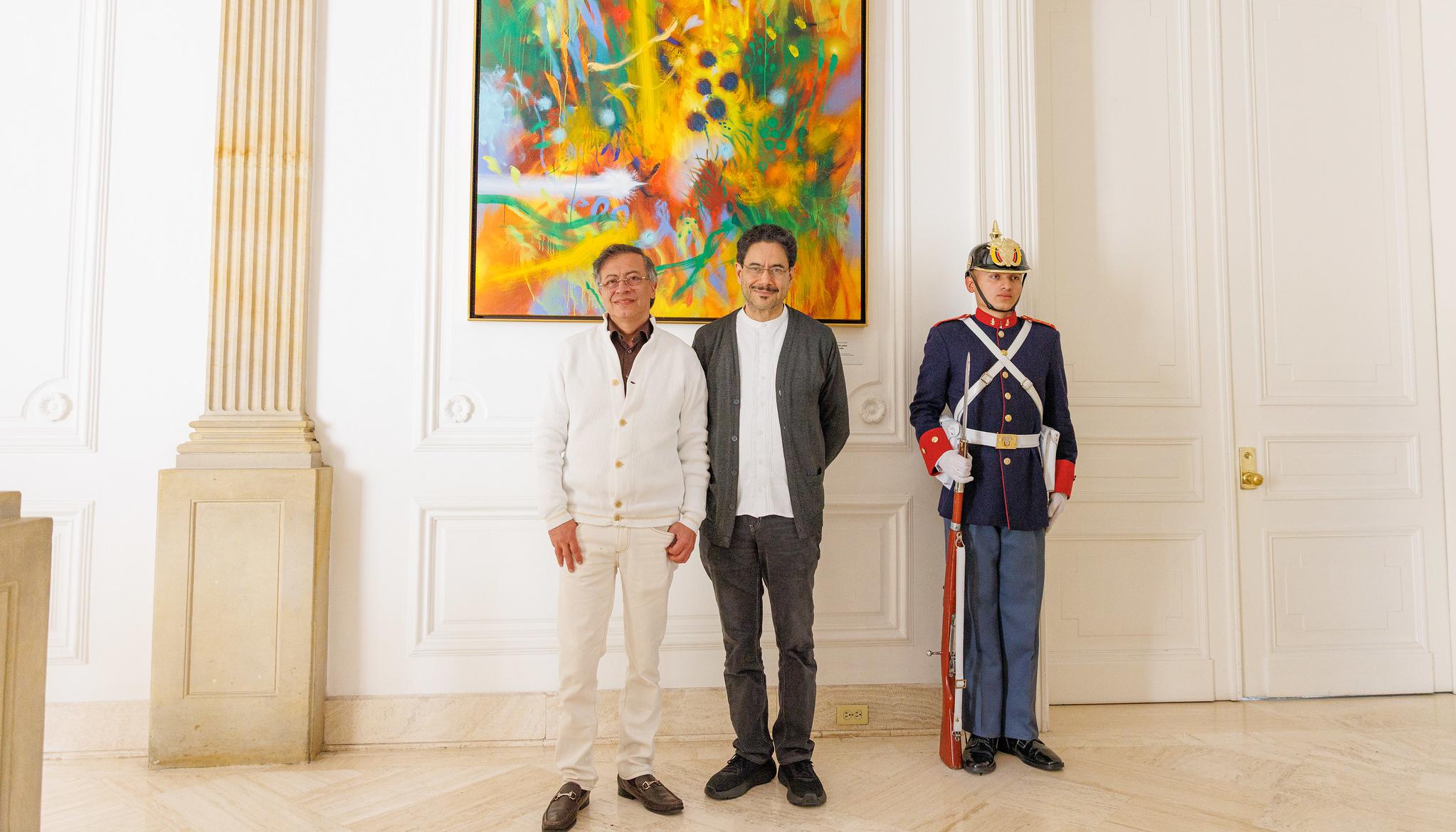 El Presidente Gustavo Petro e Iván Cepeda.