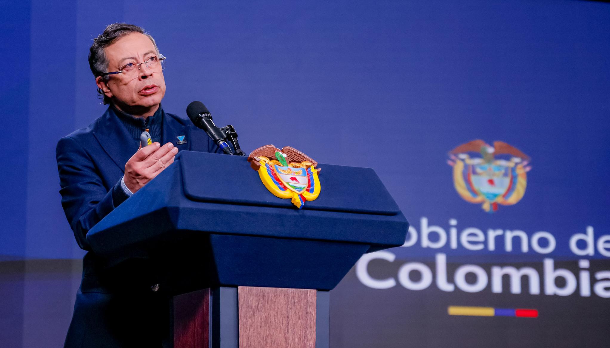 El Presidente Gustavo Petro.