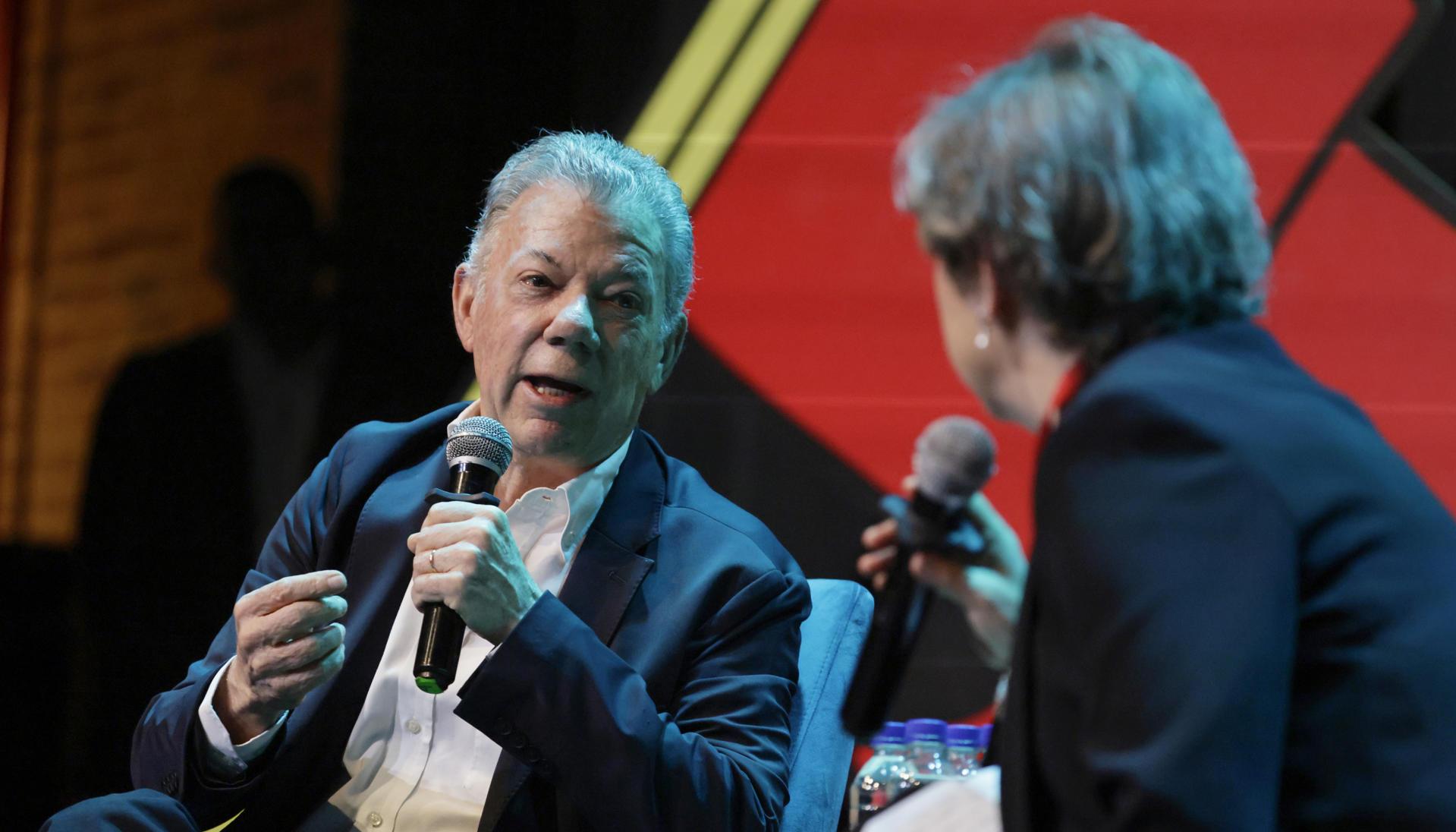 El expresidente y Premio Nobel de Paz, Juan Manuel Santos 