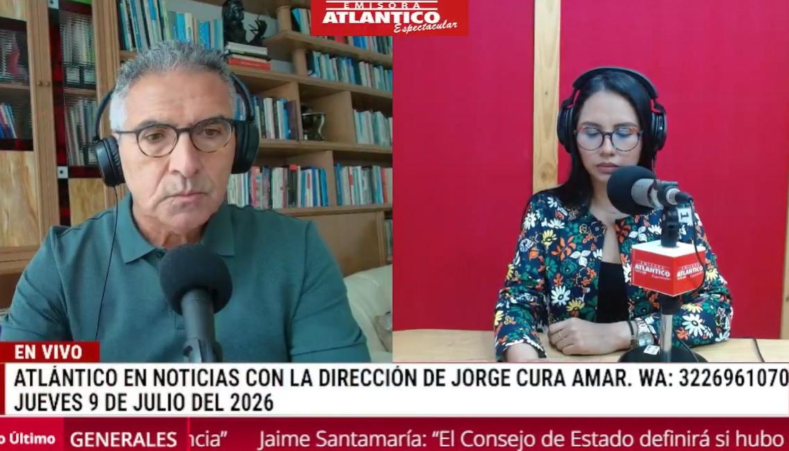 Emisión de Atlántico en Noticias.