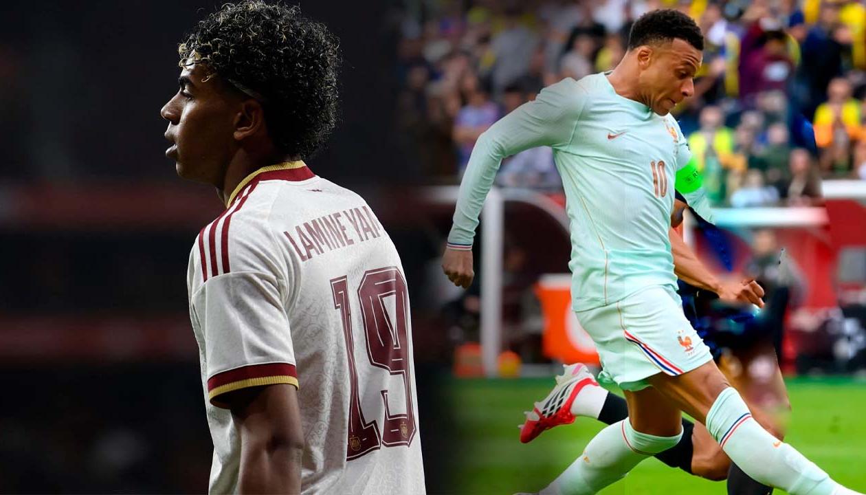 Lamine Yamal y Kylian Mbappé.