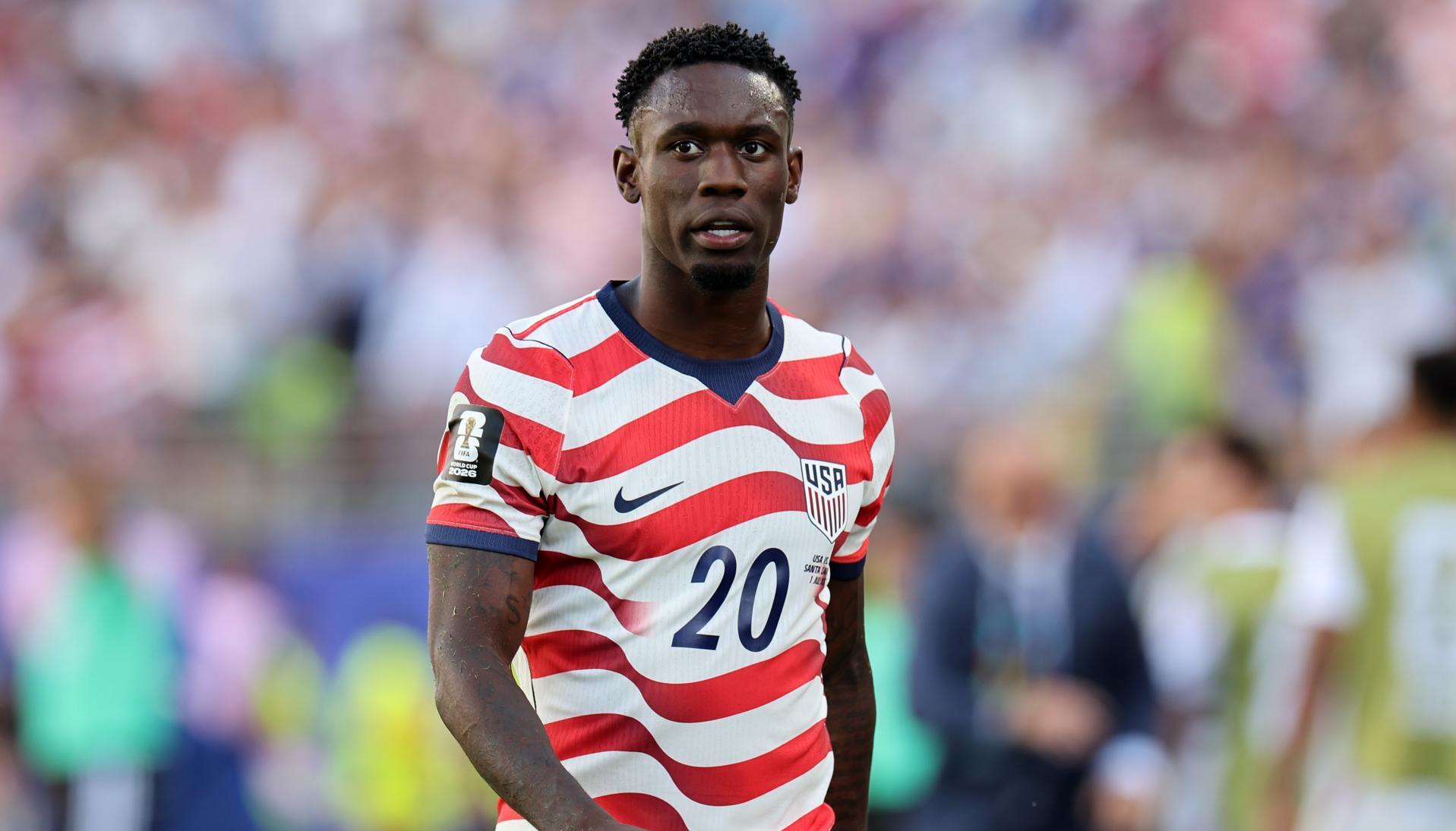 Folarin Balogun, delantero de Estados Unidos. 