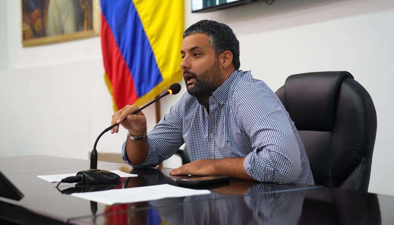 El presidente de la Asamblea Departamental del Atlántico, Estéfano González Díaz Granados.