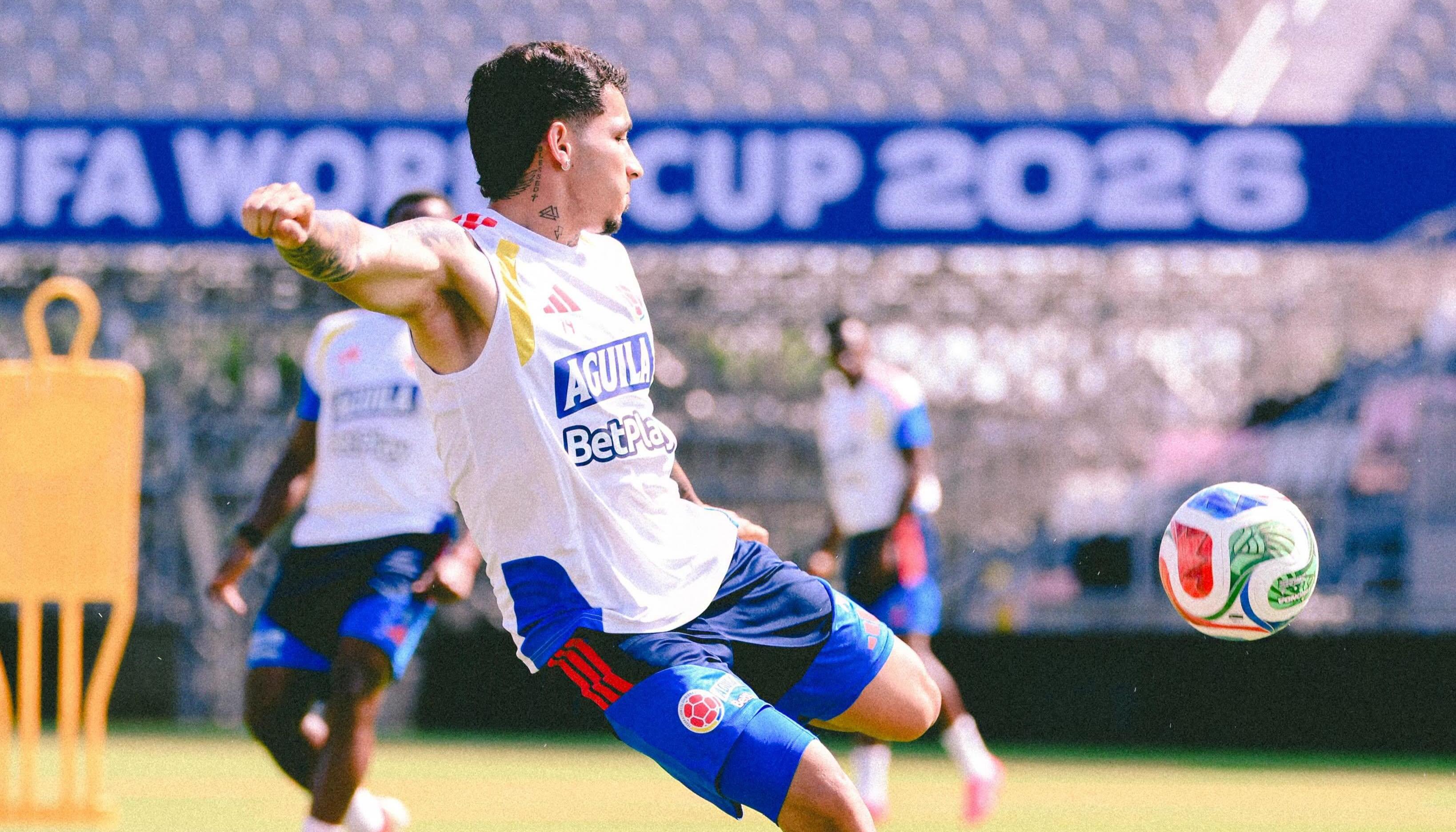 Gustavo Puerta, mediocampista de la Selección Colombia.