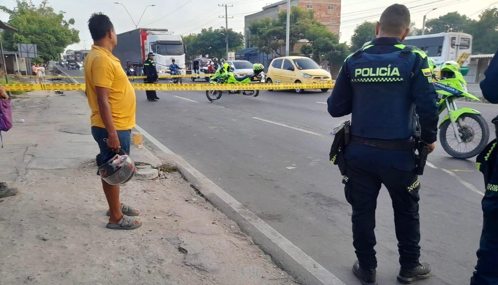 Hombre murió atropellado en la vía Oriental.